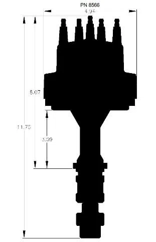 Oldsmobile V8 350-455 Distributor - 8566